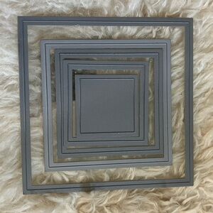 Card Paper Metal Die Cuts 5 Square
